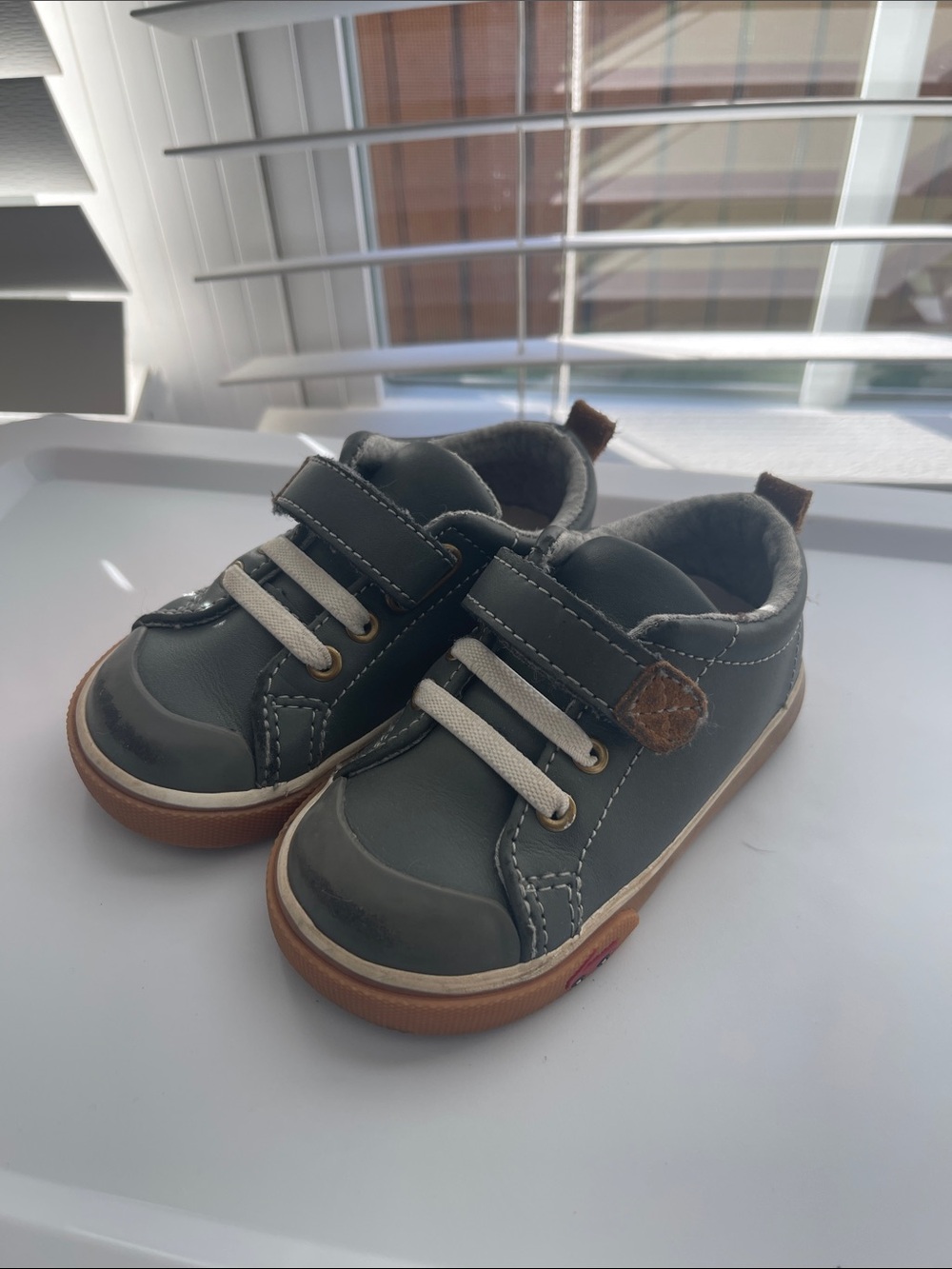 See Kai Run Sneakers in Gray and Brown